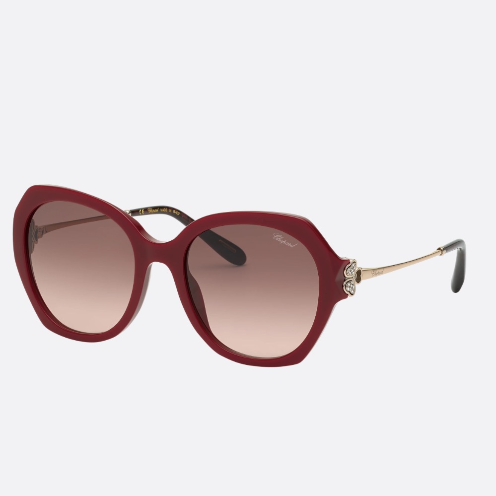 New 694 Chopard Red Sunglasses